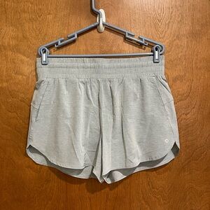 RBX light gray high waisted athletic shorts